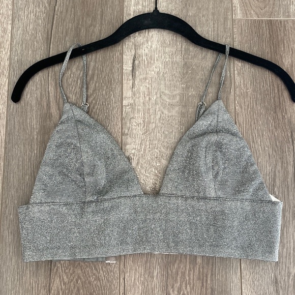 Etophe Studios Tops - Ètophe studios size S silver crop top